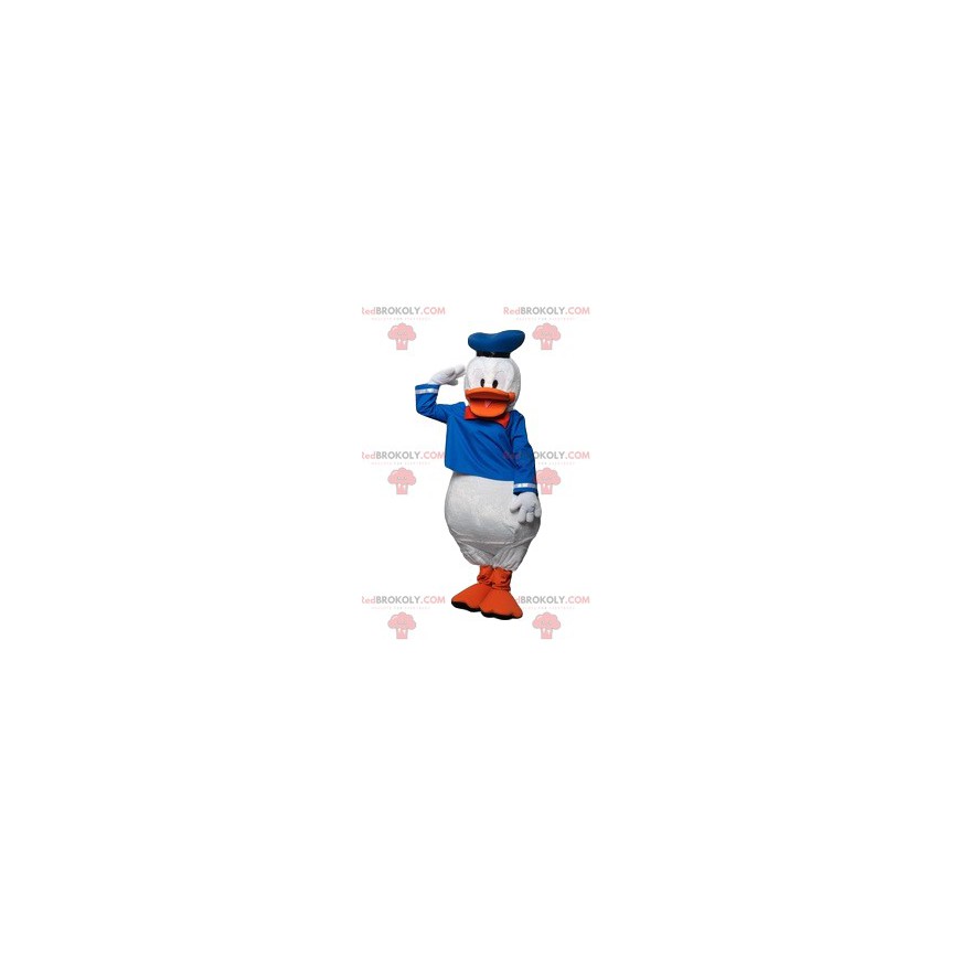 Donald mascot with his famous sailor costume - Redbrokoly.com