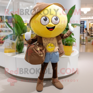 Brown Lemon mascotte...