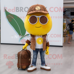 Brown Lemon mascotte...