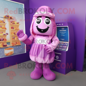 Purple Candy Box mascotte...