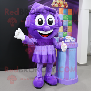 Purple Candy Box mascotte...