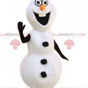 Maskot av den berømte Olaf fra Frozen - Redbrokoly.com
