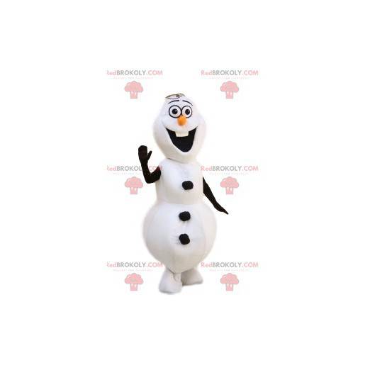 Maskot af den berømte Olaf fra Frozen - Redbrokoly.com