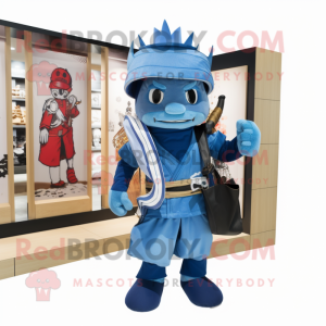 Blue Samurai mascotte...