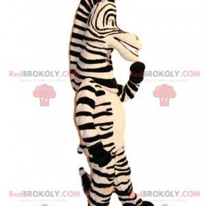 Magnificent and super comical zebra mascot - Redbrokoly.com