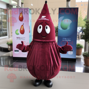 Maroon Pear mascotte...