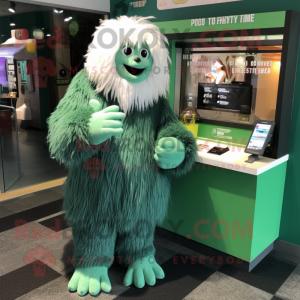 Forest Green Yeti mascotte...