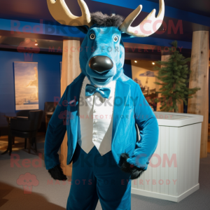 Blue Irish Elk mascotte...