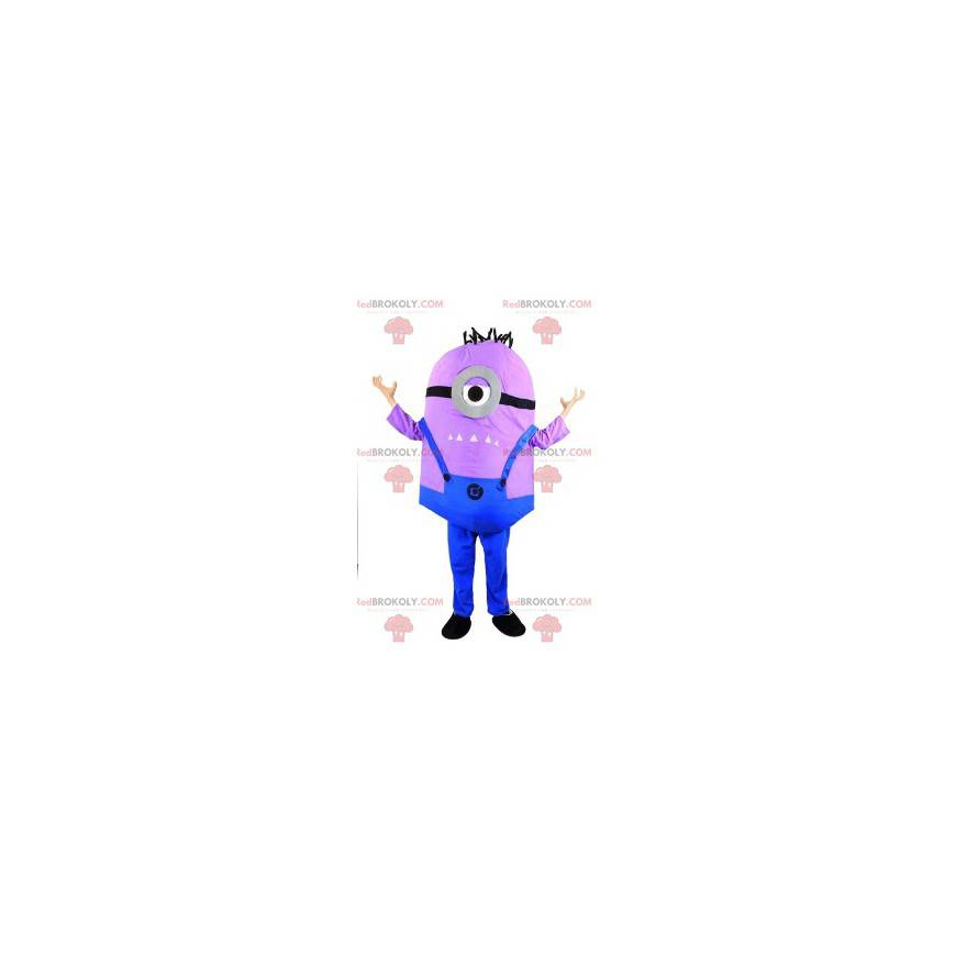 Mascote Purple Minion, personagem de mim, feio e desagradável - Mascote Purple Minion, personagem de mim, feio e desagradável -