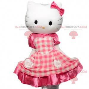 Hello Kitty maskot, flirtig liten vit katt - Redbrokoly.com