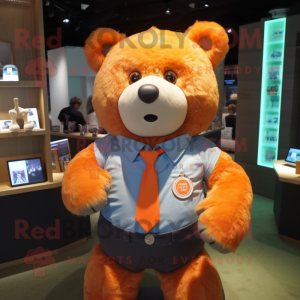 Orange Bear mascotte...