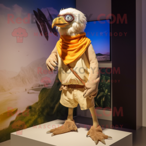 Beige Vulture maskot...