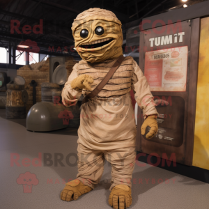 Rust Mummy mascotte kostuum...