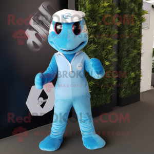 Sky Blue Python mascotte...