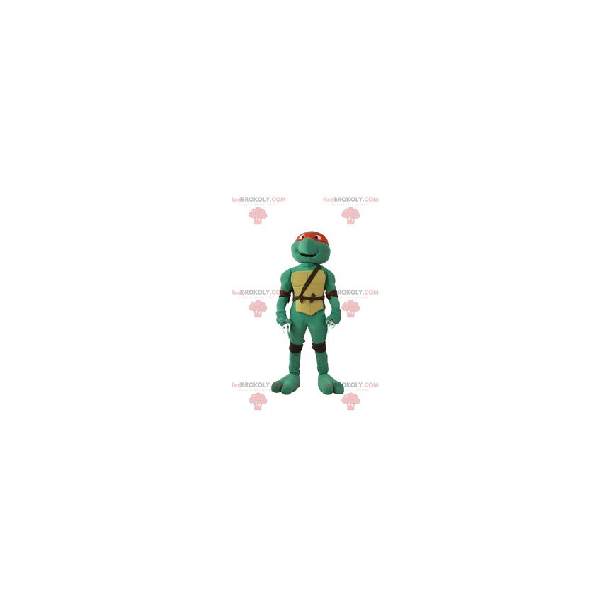Mascote Rafael, o personagem das Tartarugas Ninja -