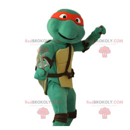 Mascotte Raphael, het personage van de Ninja Turtles -