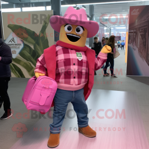 Rosa Nachos maskot drakt...