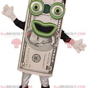 5 banknote mascot with his big smile - Redbrokoly.com