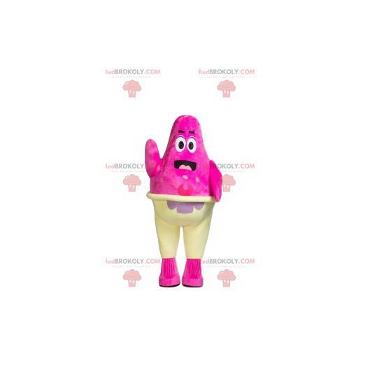 Maskot Patrick, růžové hvězdice, SpongeBob SquarePants -