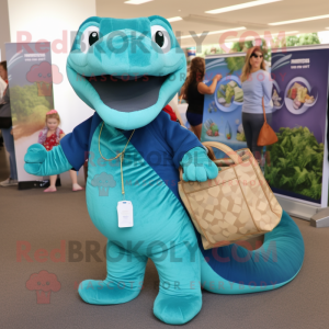 Teal Titanoboa mascotte...