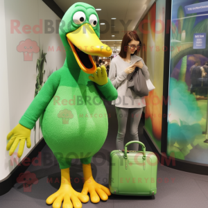 Green Dodo Bird mascotte...