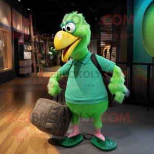 Green Dodo Bird mascotte...