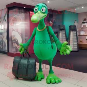 Green Dodo Bird mascotte...