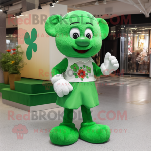 Personagem de mascote Green...