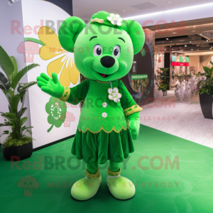 Personagem de mascote Green...