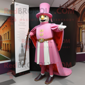 Pink Swiss Guard maskot...