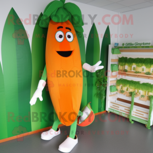 Green Carrot mascotte...