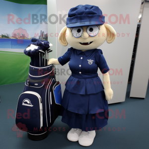 Navy Golf Bag maskot...