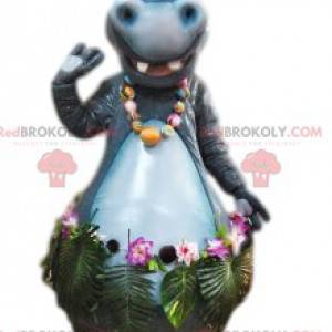 Mascot Gloria, the pretty hippopotamus from Madagascar -