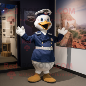 Navy Geese mascotte kostuum...