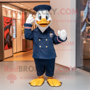 Navy Geese mascotte kostuum...