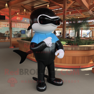 Rust Killer Whale maskot...