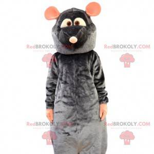 Maskot Rémi, den lille grå rotten til Ratatouille -
