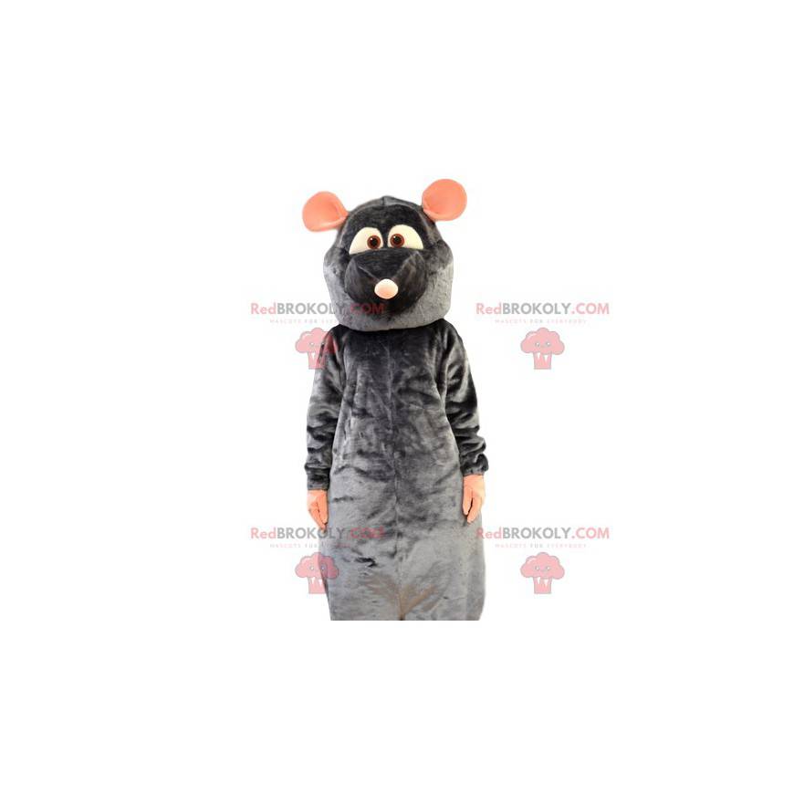 Mascot Rémi, de kleine grijze rat van Ratatouille -