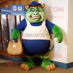  Ogre mascotte kostuum...