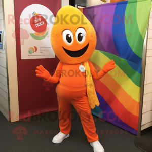 Orange Rainbow maskot...