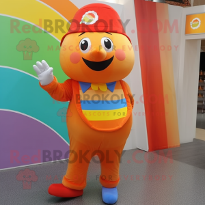 Orange Rainbow mascotte...