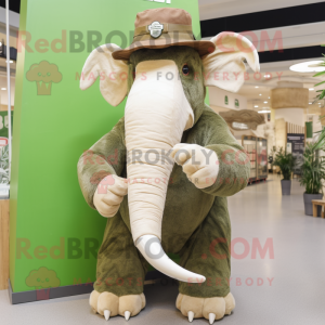 Olive Mammoth mascotte...