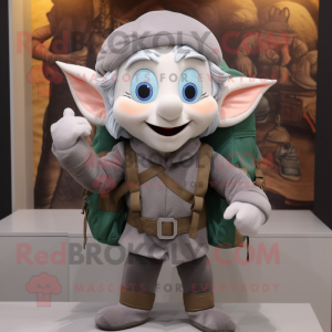 Gray Elf mascotte kostuum...