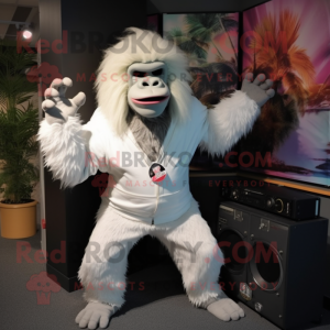 White Gorilla mascotte...