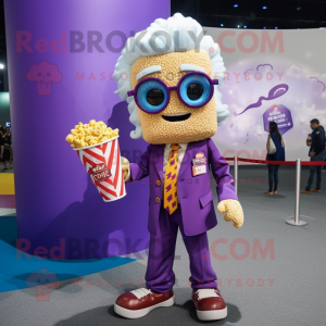 Purple Pop Corn mascotte...