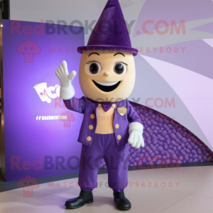 Purple Pop Corn mascotte...