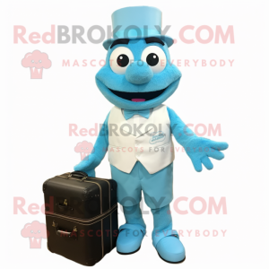 Cyjanowy tort weselny w...