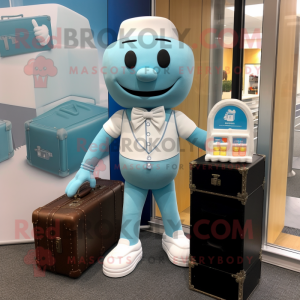 Cyan-Hochzeitstorte...