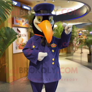Navy Toucan mascotte...