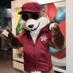 Maroon Weasel mascotte...